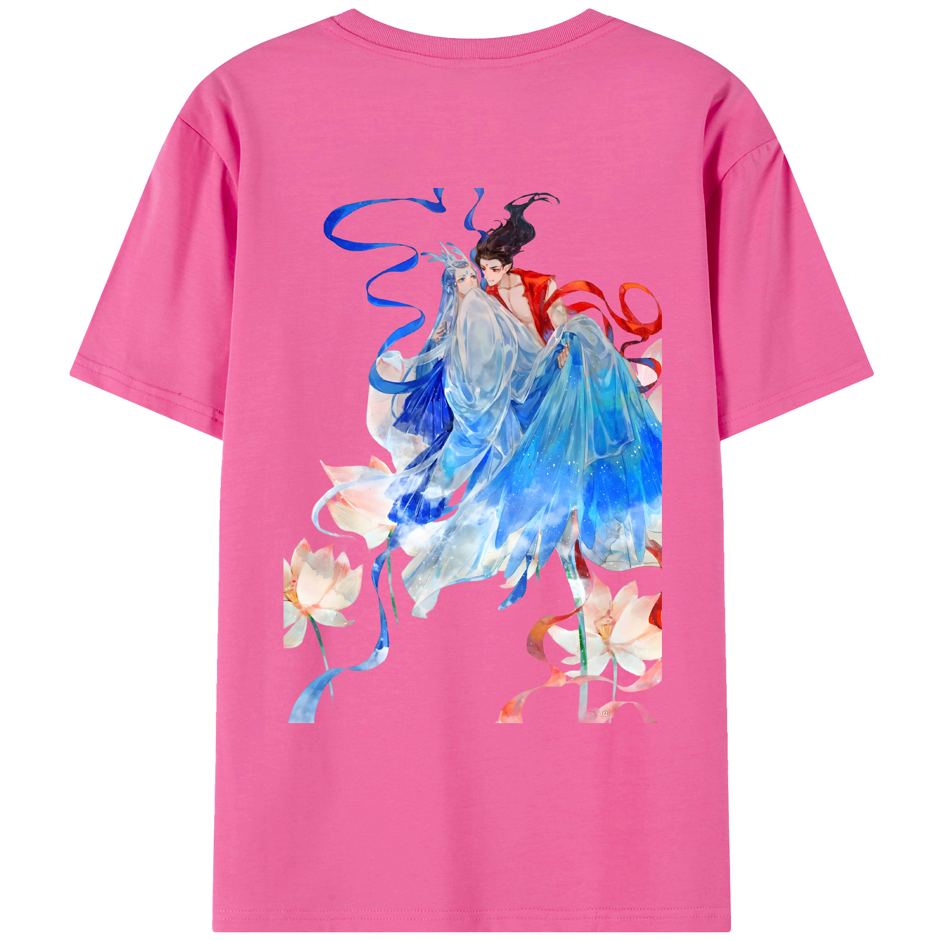 （画像用） Ne Zha 2 ナタ 魔童の大暴れ レディース半袖Tシャツ(バックプリント)